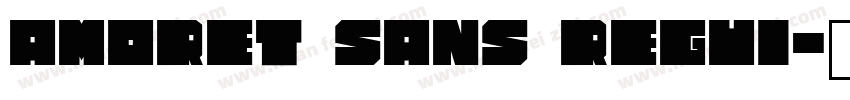 amoret sans regui字体转换